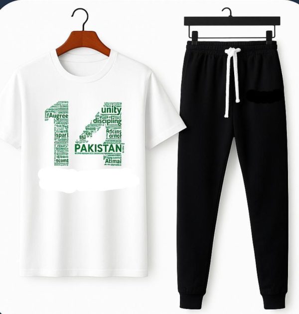 Men's Printed track suit - 1pc polyester athletic outfit 14 August