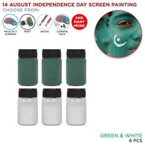 14 August independence Day Body paint painting 🎨 6 pack